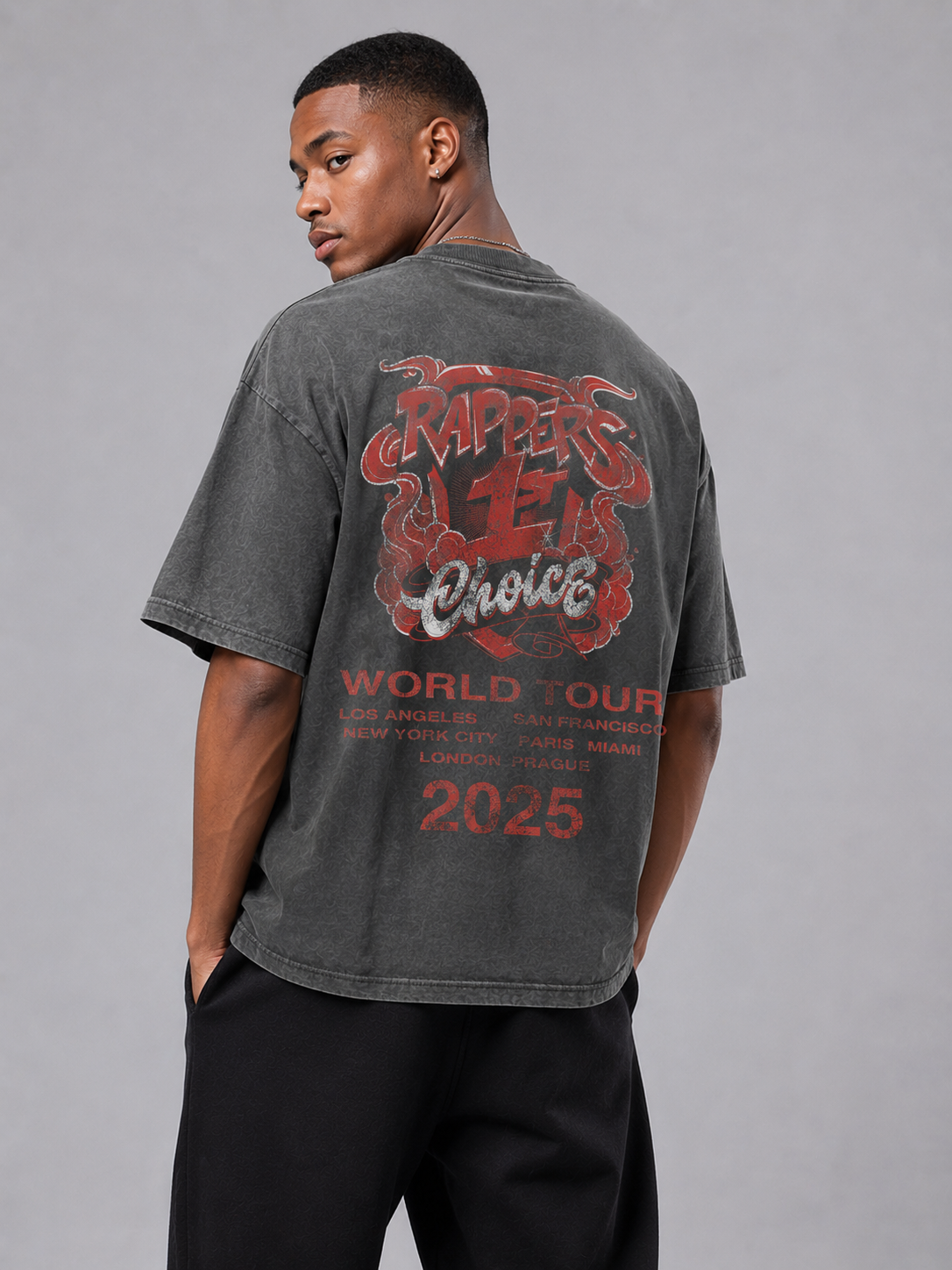 World Tour Jumbo Print Tee